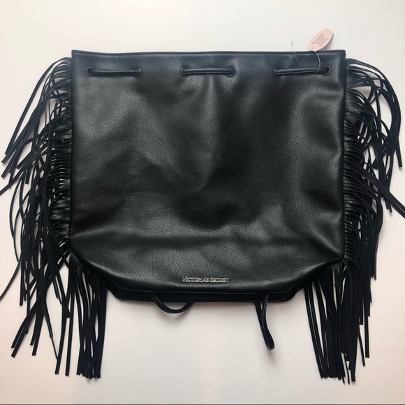 NWT 🖤 Victoria’s Secret Fringe Backpack - Picture 2 of 6